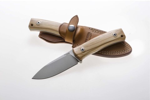 Nóż LionSteel Bushcraft Olive Wood, Satin M390 by Molletta (M4 UL)