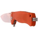 Nóż składany LionSteel SR22A Orange Aluminum, Satin Sleipner by Molletta