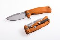 Nóż składany LionSteel SR22A Orange Aluminum, Satin Sleipner by Molletta