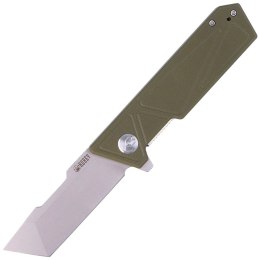 Nóż Kubey Knife Avenger Green G10, Bead Blasted D2