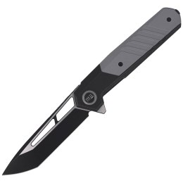 Nóż składany WE Knife Arsenal Black Titanium / Gray G10, Black Stonewashed / Satin by Ostap Hel (WE20073-4)