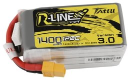 Tattu R-Line 3.0 1400mAh 22.2V 120C 6S1P XT60 Battery