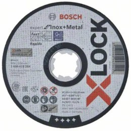 BOSCH TARCZA TNĄCA X-LOCK INOX+METAL 125*1*22.23