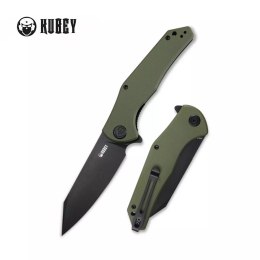 Nóż składany Kubey Flash Green G10, Blackwashed AUS-10 (KU158F)