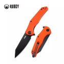 Nóż składany Kubey Flash Orange G10, Blackwashed AUS-10 (KU158G)