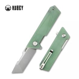 Nóż składany Kubey Avenger Outdoor Jade G10, Bead Blasted D2 (KU104E)