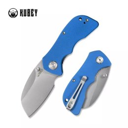 Nóż składany Kubey Karaji Blue G10, Bead Blasted D2 (KU180C)