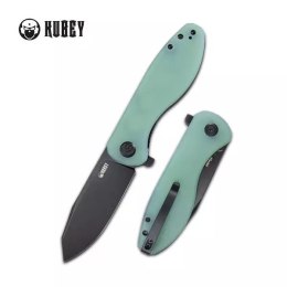 Nóż składany Kubey Knife Master Chief Jade G10, Blackwashed AUS-10 by Keanu Alfaro (KU358D)