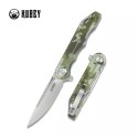 Nóż składany Kubey Knife Mizo Camo G10, Bead Blast AUS-10 by Tiguass (KU312E)