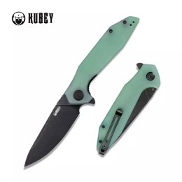Nóż składany Kubey Nova Jade G10, Blackwashed D2 (KU117G)