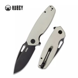 Nóż składany Kubey Tityus Ivory G10, Dark Stonewashed D2 (KU322H)