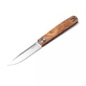 Nóż składany Real Steel Gslip Olive Wood, Satin VG-10 by Ostap Hel (7841W)