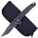 Nóż składany CIVIVI Mini Sandbar Black Micarta, Black Damascus by Eric Ochs (C20011-DS1)