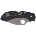 Nóż składany Spyderco Dragonfly 2 Wharncliffe Black FRN, Plain (C28FPWCBK2)