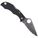 Nóż składany Spyderco Ladybug 3 FRN Black Spyder (LBKS3)