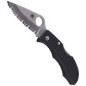 Nóż składany Spyderco Ladybug 3 FRN Black Spyder (LBKS3)