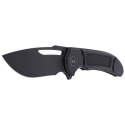 Nóż składany WE Knife Minax Black Titanium, Black Stonewashed CPM 20CV by Ferrum Forge (2007C)