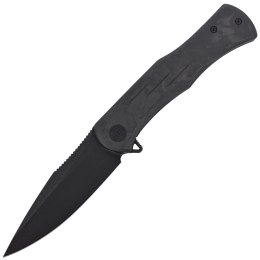 Nóż składany WE Knife Primoris Marble Carbon Fiber / Black Ti, Black Stonewashed (WE20047B-1)
