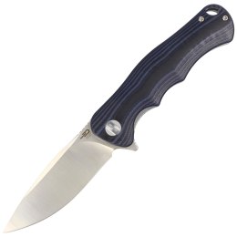 Nóż składany Bestech Bobcat Black / Blue G10, Stonewashed / Satin D2 (BG22D-1)