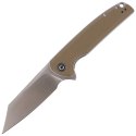 Nóż składany CIVIVI Brigand Tan Coarse G10, Satin Finish (C909B)