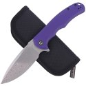 Nóż składany Civivi Praxis Purple G10, Damascus (C803DS-2)