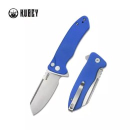 Nóż składany Kubey Knife Creon Blue G10, Beadblasted AUS-10 (KU336C)