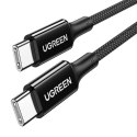 Kabel USB-C do USB-C Ugreen US316, 100W, 5A 0.5m (czarny)