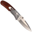 Nóż składany Herbertz CJH Pakka Wood/Steel, Satin 420 (230012)