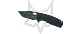 Nóż składany FOX Core Tanto Black FRN, Black Top Shield N690Co by Jesper Voxnæs (FX-612 BB)