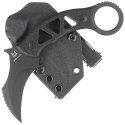 Nóż FOX Tribal K Karambit Black G10, Black Top Shield N690Co by Doug Marcaida (FX-803)