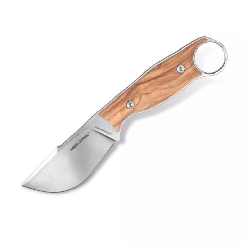 Nóż Real Steel Furrier Skinner Olive Wood, Satin N690 by Ivan D. Braginets (3611W)