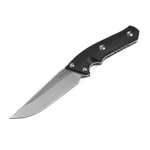 Nóż Real Steel Sorrow Black G10, Stonewashed D2 by Poltergeist Work (3821)