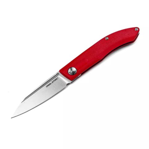 Nóż składany Real Steel Stella Red G10, Satin VG-10 by Poltergeist Works (7058)