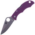 Nóż składany Spyderco Ladybug 3 FRN Purple Plain (LPRP3)