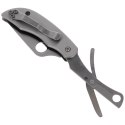 Nóż składany wielofunkcyjny Spyderco ClipiTool Scissors Plain (C169P)