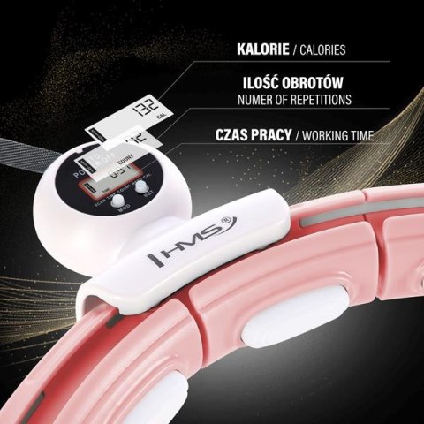 Hula Hop z magnesem, obciążnikiem i licznikiem HMS HHM15