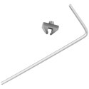 Kołek do noży Real Steel Detachable Thumb Stud Grey (700T)