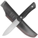 Nóż Real Steel Bushcraft III Convex Black G10, Satin D2 (3725C)