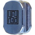 Tytanowy koralik do paracordu Real Steel Hexagon Blue Lanyard Bead by Ostap Hel (L1101)