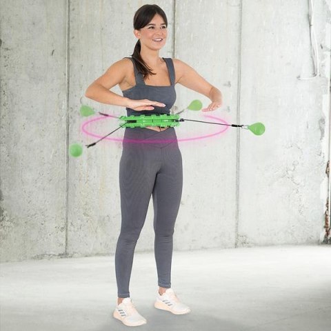 Hula Hop z wypustkami i obciążnikiem HMS HHW01