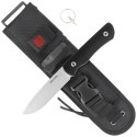 Nóż Real Steel Bushcraft Plus Convex Black G10, Satin 14C28N (3720)