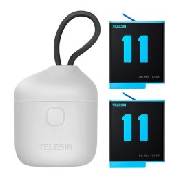 Wodoodporna ładowarka trójkanałowa Telesin Allin box + 2 akumulatory do GoPro Hero 12 / 11 / 10 / 9