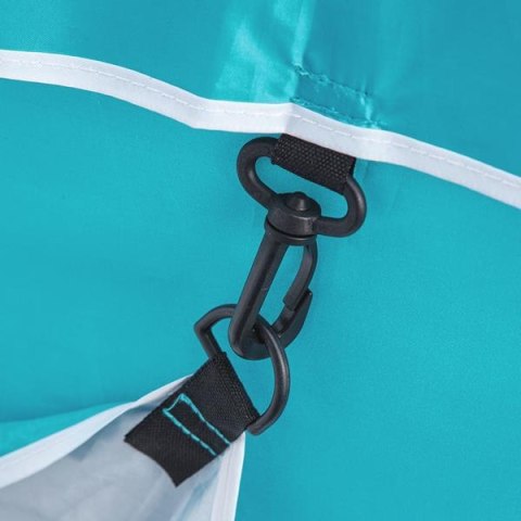 Parasol plażowy turkusowy XL 220 cm NILS NC7822