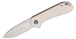 Nóż składany CIVIVI Elementum Flipper Patterned Ivory G10, Satin D2 (C907A-3)