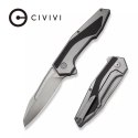 Nóż składany Civivi Hypersonic Gray Steel / Black G10, Gray Stonewashed 14C28N by Gustavo T. Cecchini (C22011-2)