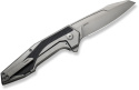 Nóż składany Civivi Hypersonic Gray Steel / Black G10, Gray Stonewashed 14C28N by Gustavo T. Cecchini (C22011-2)