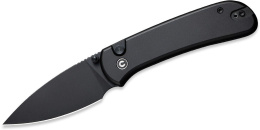 Nóż składany Civivi Qubit Black Aluminum, Black Stonewashed 14C28N (C22030E-1)