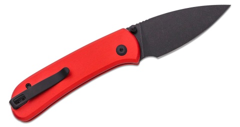 Nóż składany Civivi Qubit Red Aluminum, Black Stonewashed 14C28N (C22030E-2)