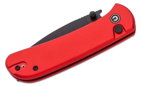 Nóż składany Civivi Qubit Red Aluminum, Black Stonewashed 14C28N (C22030E-2)