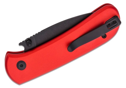 Nóż składany Civivi Qubit Red Aluminum, Black Stonewashed 14C28N (C22030E-2)
